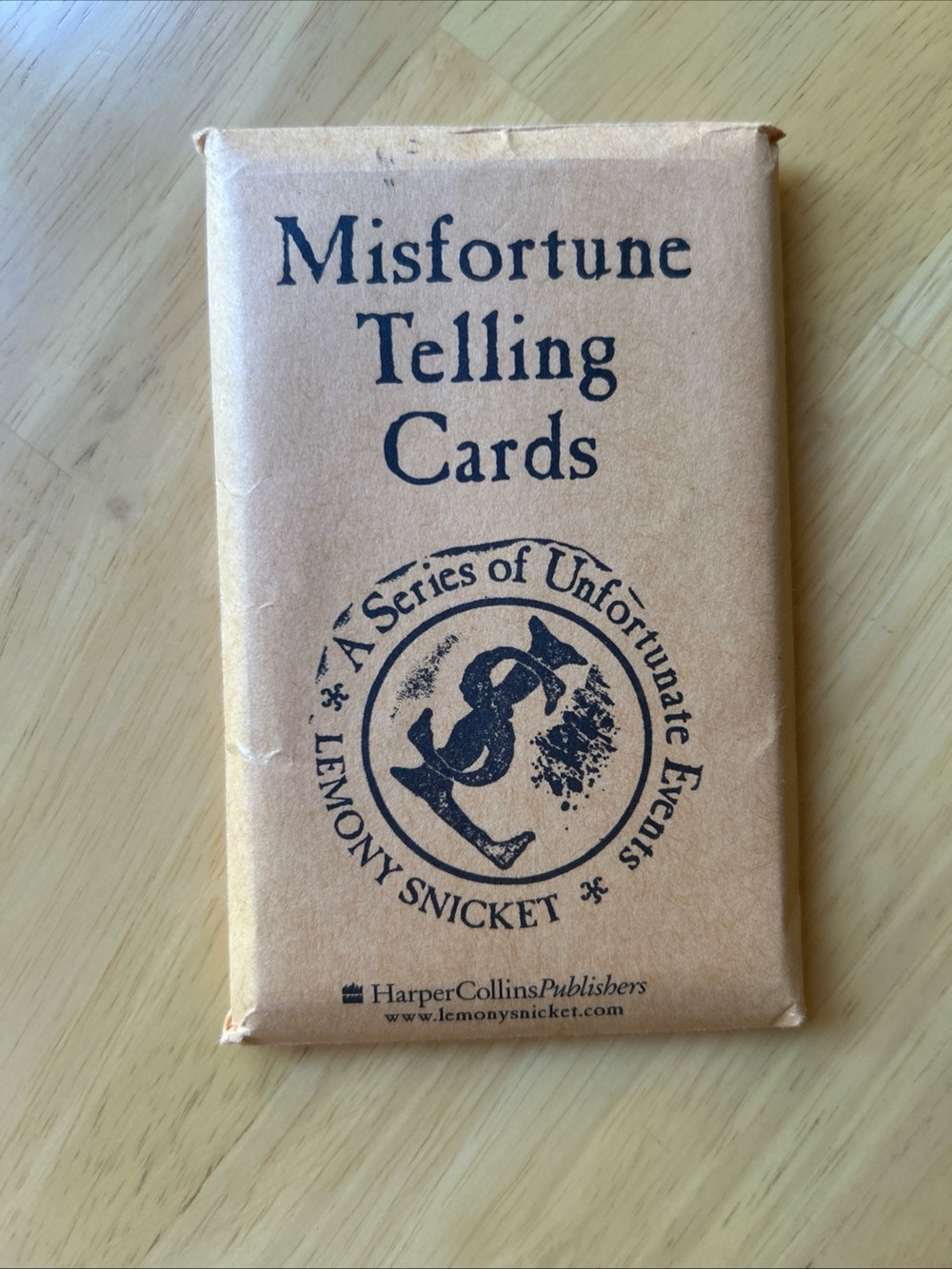 Lemony Snicket Misfortune Telling Cards Deck